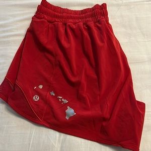 Lululemon hotty hot shorts Hawaii island edition